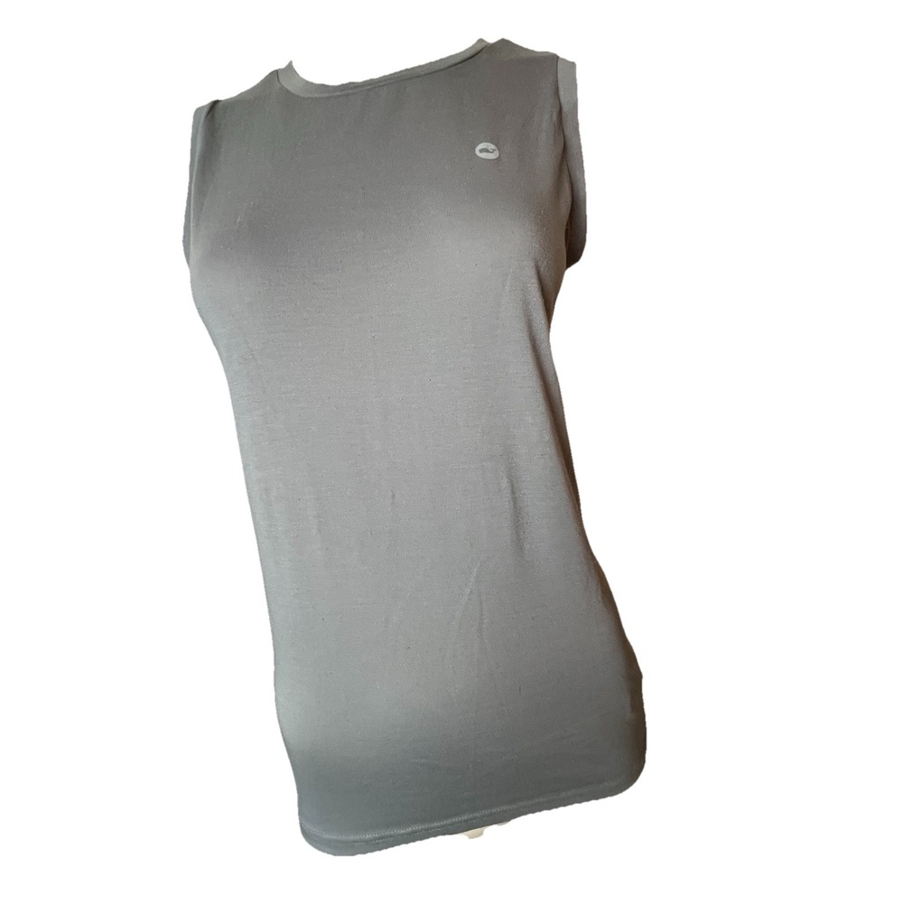 Vineyard Vines Performance Women's Gray Keyhole Crisscross Twist Back Tank XS